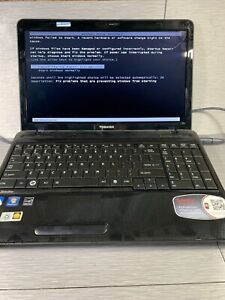 Toshiba Satellite L655-S5146 PSK2CU-0Q001T Black Intel Pentium Laptop For Parts