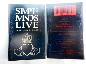 SIMPLE MINDS - SIMPLE MINDS LIVE IN THE CITY OF LIGHT - DOUBLE CASSETTE - Picture 1 of 6