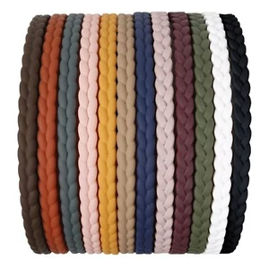 7mm Thin Headbands For Women 12 Pcs Plastic Headband with Teeth Head Bands Co... - Picture 1 of 7