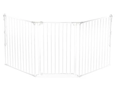 Babydan Scandinavian Extra Tall Flexible Pet and Dog Gate 90-223cms White