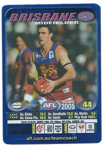 2005 Teamcoach Blue Star Premium Prize Card (46) Nigel LAPPIN Brisbane - Picture 1 of 1