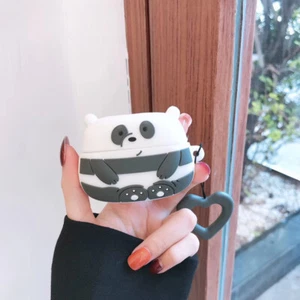 Cartoon We Bare Bears Silicone Protective Case Cover For Apple AirPods 1 2 Pro - Picture 1 of 15