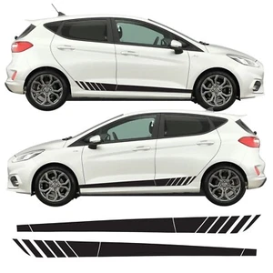Line Türen Seitenstreifen Aufkleber Luftauslöser Vinyl passt Ford Fiesta ST 5dr MK8 - Bild 1 von 2