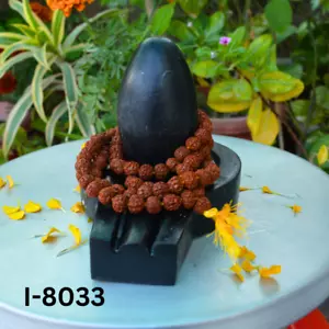 Piedra de mármol 4" Shiva Lingam 6" Base Yoni Jalaheri Narmada Río Shiving Idol - Imagen 1 de 7