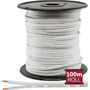 2X24-.2PW-100M WHITE TWIN POWER CABLE-100M - Picture 1 of 1