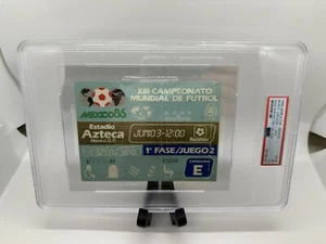 Hugo Sanchez Scores Only WC Goal - FIFA World Cup 1986 - Ticket PSA MX 2 Belgium 1 - Bild 1 von 2