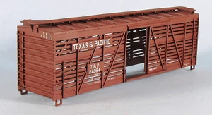 Coche Stock ATHEARN T&P 40' Doble Cubierta (Marrón) Modelo Escala 1/87 HO ¡NUEVO! - Imagen 1 de 6