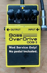 Modifizieren Sie Ihren Boss ODB-3 Bass Overdrive Alchemie Audio Mod Service (kein Pedal) - Bild 1 von 7