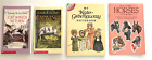 LOT OF 4 VINTAGE BOOKS~CATWINGS & RETURNS/KATE GREENAWAY/ HORSES-STICKERS