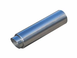 Tubo de escape de acero inoxidable 76/60mm Ø GP3 diseño exterior 76mm interior 60mm corte afilado - Imagen 1 de 1