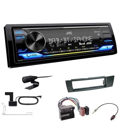 JVC KD-X472DBT Media Autoradio Bluetooth DAB+ für BMW Z4 E89 ab 2009 schwarz - Bild 1 von 4