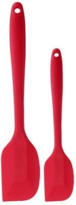 Rot Silikon Spatel Set Langer Griff Silikon Schaber Kochen Werkzeuge. - Bild 1 von 3