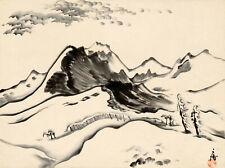 Chiura Obata - Sibley Volcanic Preserve in Oakland Hills (1930s) - 17"x22" Print