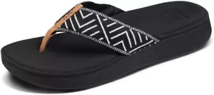 Reef Cuscino Donna Nuvola Super Modellato Plantare Supporto Arco CJ3581 Nero Nuovo - Foto 1 di 7