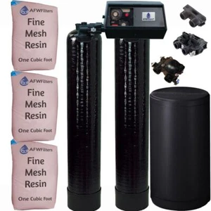 Dual Alternating Tank Iron Pro 1.5 cubic Foot (48k) Fleck 9100 On Demand Whole H - Picture 1 of 4