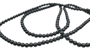 Cuentas redondas de 16" hebra Hemalyke (hechas por el hombre) de 4 mm - Imagen 1 de 3