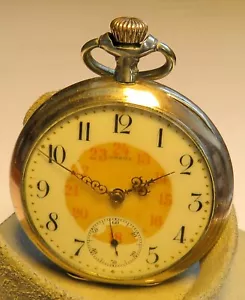 Omega antike 0,800 Silber Luxus Lepine Herrentaschenuhr mechanisch ca. 1900 - Bild 1 von 13