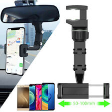 360° Rearview Mirror Phone Holder Universal Adjustable Cradle Car Mount