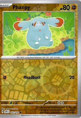 Phanpy 102/191 Sv08: Surging Sparks Reverse Holo - Image 1 of 3