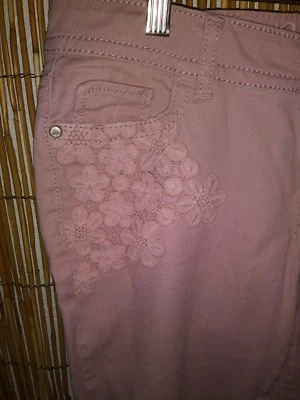 Pantalones de mezclilla elásticos rosa Rue 21 Juniors 7/8, súper ajustados Foto 1 de 4