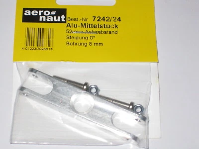 Alu Mittelstück für KLS 52mm 0 Grad für 8mm Blattwurzel Aeronaut  724224 - Bild 1 von 2