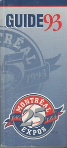 BASEBALL Media Guide ( 1993) MONTREAL EXPOS 25TH GRISSOM WALKER WETTELAND - Picture 1 of 1