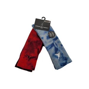 2 PACK ๐ Jordan Air AOP Flight Crew Socks Basketball BJ0487-BAJ Kids 5Y-7Y - Picture 1 of 7