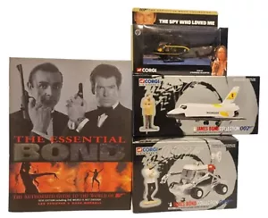 HELICÓPTERO JAMES BOND STROMBERG, LANZADERA MOONRAKER, BUGGY LUNAR Y PAQUETE DE LIBROS - Imagen 1 de 19