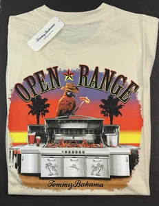 Tommy Bahama Men's Graphic T - Regular / Vanilla Ice / OPEN RANGE - Picture 1 of 10