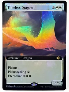 Timeless Dragon NM/M* FOIL EXTENDED Modern Horizons 2 ENGLISH 445 mtg-UnltdCards - Picture 1 of 2