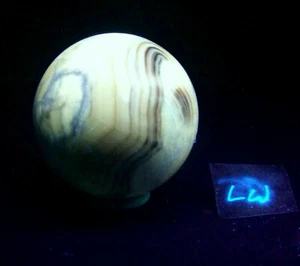 Leuchtorange Calcit 79 mm Sammelkugel oder Wohndeko 5140 - Bild 1 von 12