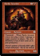 MTG 1x Pardic Arsonist Torment Card Magic The Gathering Commander Pauper
