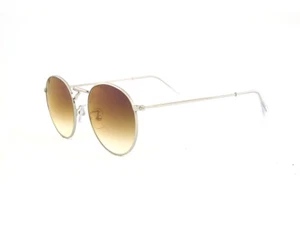 Gafas de sol EXIT+ redondas metálicas hechas en Italia EXS370 plata marrón 02166S - Imagen 1 de 1