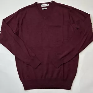 Peter Millar Crewneck Sweater Mens Medium Crown Merino Wool Silk Golf Pullover - Picture 1 of 5