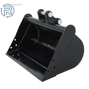 Plain Bucket Attachment 600mm for 0.8 tons-1 ton 1.5tons Mini Excavator Digger - Picture 1 of 10