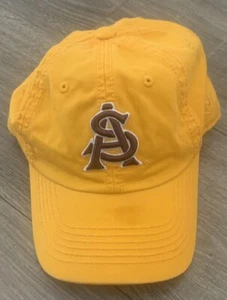 Arizona State Sun Devils Hat Adult One Size Adjustable Yellow - Picture 1 of 6