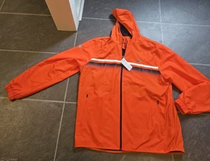 GIACCA A VENTO LACOSTE SPORT UOMO ARANCIONE FULL ZIP NUOVA CON ETICHETTE TG 2XL (7) - Foto 1 di 4