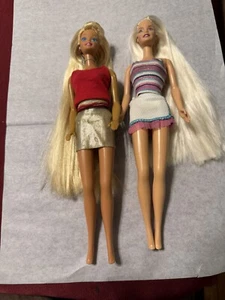 Zwei Vintage Barbie Hairtastic Puppen in einwandfreiem Zustand - Bild 1 von 17
