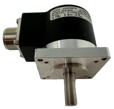 Encoder Products Accu-Coder 702 Incremental Encoder 702-*-S-1000-Q-PP-1-G-1-SW.. - Image 1 of 4