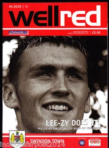2003/04 Bristol City V Swindon Town 04-10-2003 Division 2 - Bild 1 von 1