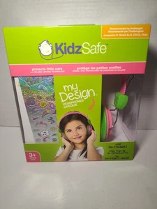 NEU KidzSafe Mädchen Kopfhörer Lautstärkebegrenzung verstellbar Kopfhörer schützt Ohren - Bild 1 von 6