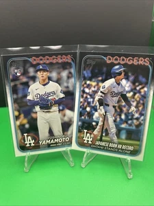 2024 Topps Update Series - 🇯🇵Yamamoto+Ohtani #US123 #US149 MINT 🔥⚾️🔥 - Picture 1 of 4
