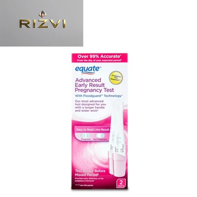 Equate Prueba de Embarazo Temprano 2 Ct - Protector contra Inundaciones, Resultados 5 Días Antes Perdido por Foto 1 de 4