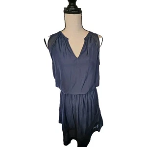 Ramy Brook Gr. S Kleid Navy Midi Cinched Waist Classic Casual Semi-Formal Workwear - Bild 1 von 20