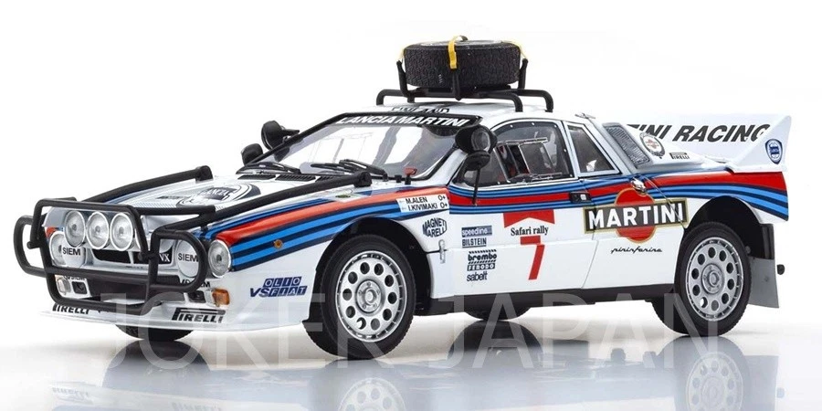 KYOSHO ORIGINAL 1/18scale Lancia Rally 037 1984 Safari # 7 KS08306D JDM