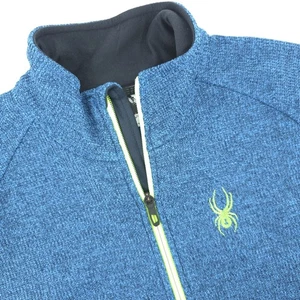 Spyder Outbound 1/4 Zip Pullover Performance Herren L Waffelstrick Fleecepullover - Bild 1 von 11