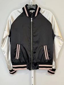 Papaya Los Angeles California Bomberjacke Damen M Satin Varsity bestickt - Bild 1 von 10