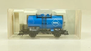 (JH) Fleischmann H0 5413K vagón cisterna Aral azul de la DB [analógico, embalaje original] - Imagen 1 de 6
