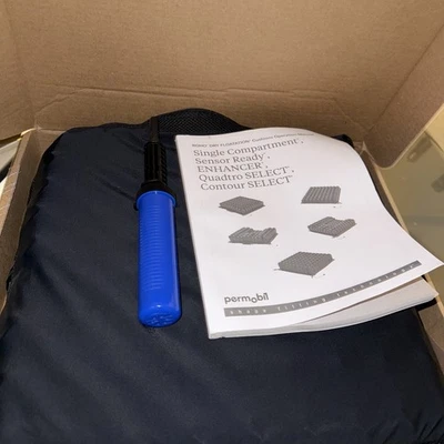 Cojín para silla de ruedas de aire de alto perfil ROHO 1R99C 16"X 16"x 4" con bomba y cubierta NUEVO Foto 1 de 3