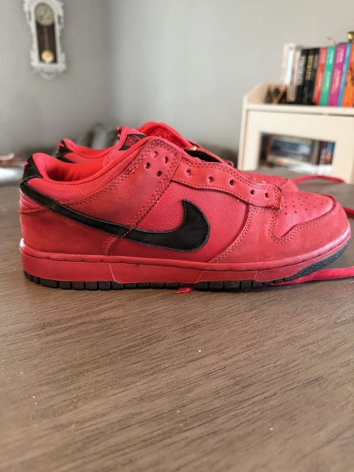 Size 9.5 - Nike Dunk Pro SB Low True Red Preowned No Box Read Description - Image 1 of 4